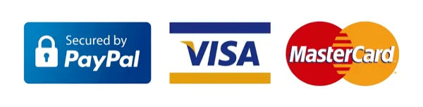 PayPal, Visa, Mastercard, Amex